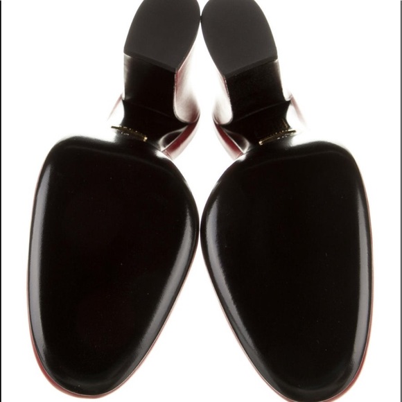 Gucci Red Malaga Kid Princetown Horsebit Accent Mules/Slides - Picture 2 of 4